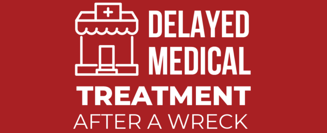 When is it too late to go to the doctor after a car accident?