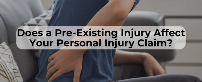 Can you file a personal injury claim if you have a pre-existing condition?
