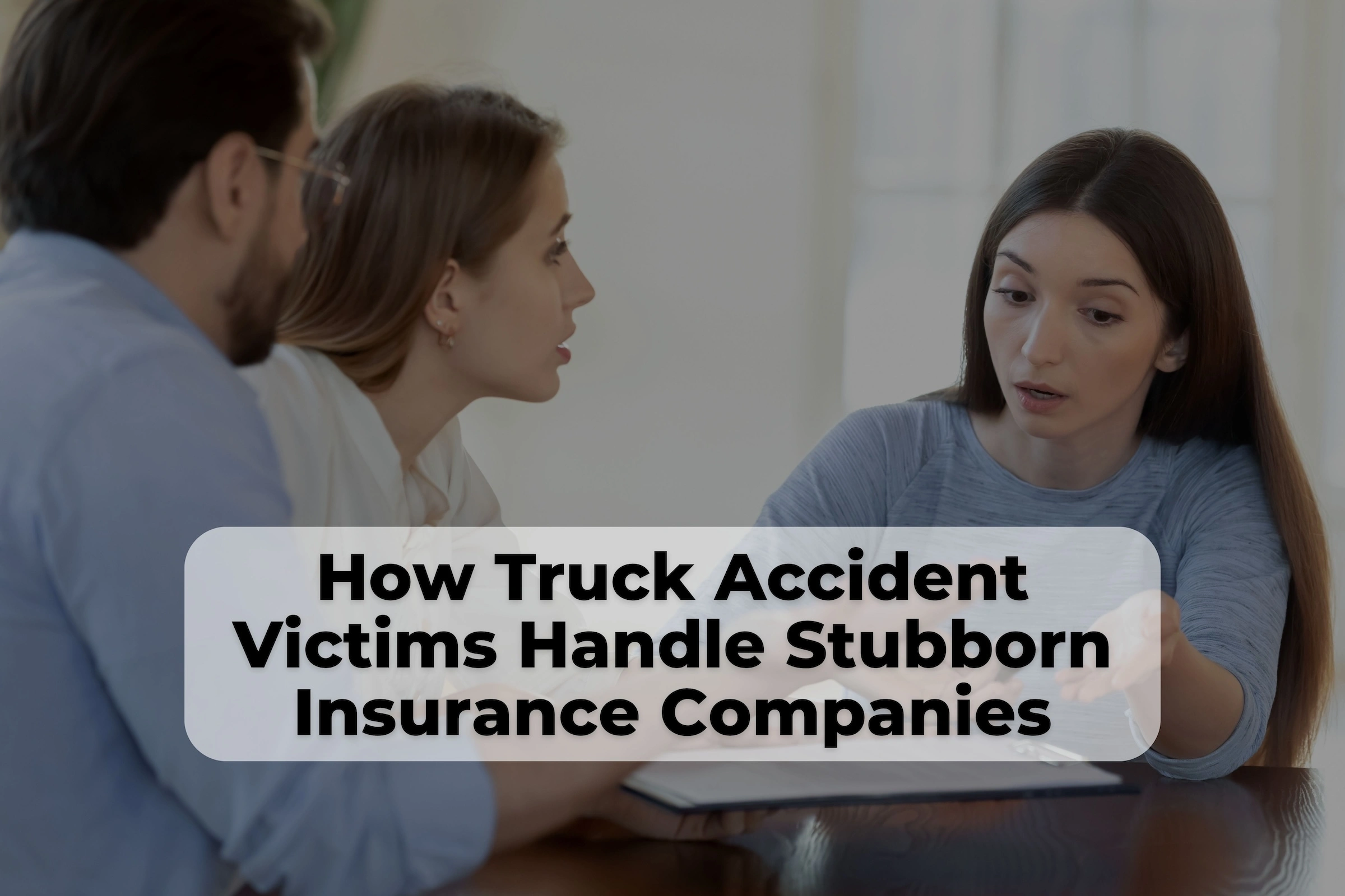 How do truck accident injury victims handle stubborn insurance companies? Negotiating with stubborn insurance companies can be difficult without a truck accident lawyer in New Mexico.